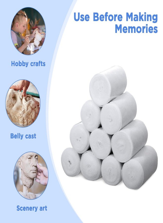 Limbeuuu 24 Rolls Cast Padding Individual Pack Undercast Padding Roll Wrap Bandage with Plaster Soft Cloth for Halloween Wrap Bandage Art Projects Body Casts Mask Making Supplies(4 Inch x 8.9 ft) - Image 3